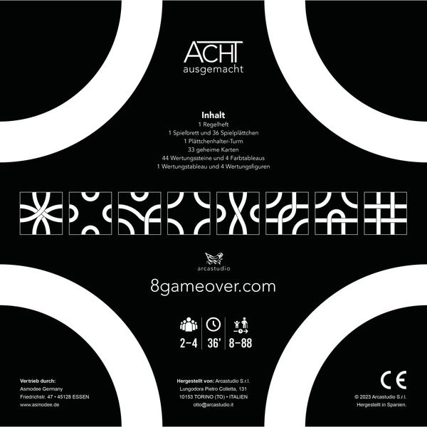 Asmodee ACHT: Ausgemacht, Brettspiel 5 Asmodee ACHT: Ausgemacht, Brettspiel – Bild 3