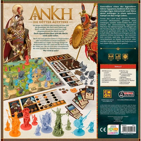 Asmodee Ankh: Die Götter Ägyptens, Brettspiel 6 Asmodee Ankh: Die Götter Ägyptens, Brettspiel – Bild 4