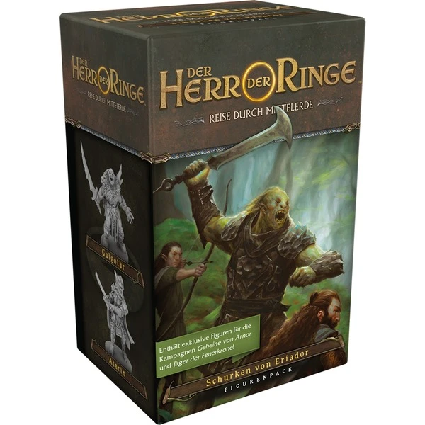 Asmodee Der Herr Der Ringe: Reise Durch Mittelerde - Schurken Von Eriador, Brettspiel