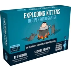 Asmodee Exploding Kittens - Recipes For Disaster, Kartenspiel