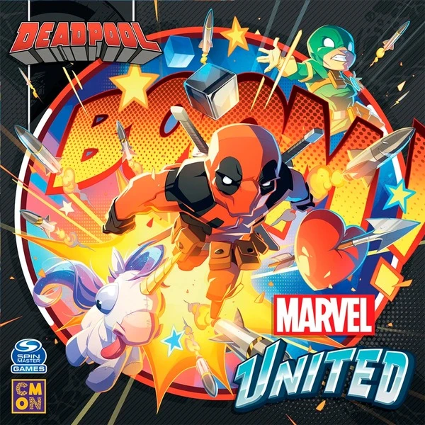 Asmodee Marvel United - Deadpool, Brettspiel 4 Asmodee Marvel United - Deadpool, Brettspiel – Bild 2