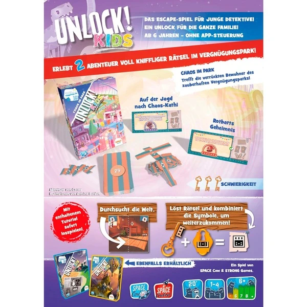Asmodee Unlock! Kids - Chaos Im Park, Kartenspiel 6 Asmodee Unlock! Kids - Chaos Im Park, Kartenspiel – Bild 4