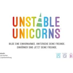 Asmodee Unstable Unicorns, Kartenspiel -Spielzeug Rabatte Asmodee Unstable Unicorns Kartenspiel@@1727919 1