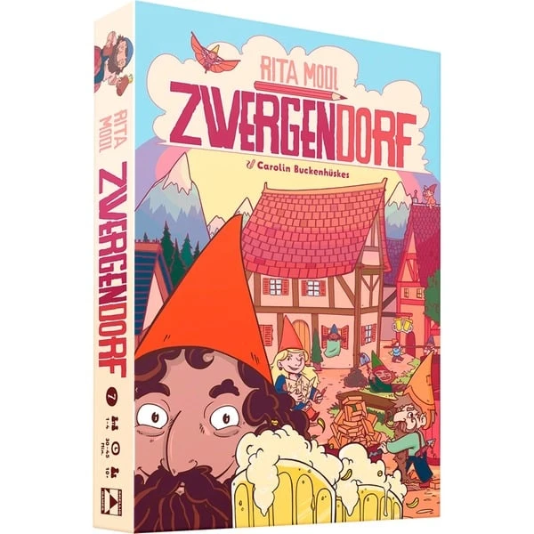 Asmodee Zwergendorf, Brettspiel 3 Asmodee Zwergendorf, Brettspiel