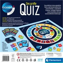 Clementoni Galileo - Das Große Quiz, Quizspiel 11 Clementoni Galileo - Das Große Quiz, Quizspiel -Spielzeug Rabatte Clementoni Galileo Das gro e Quiz Quizspiel@@1878127 4
