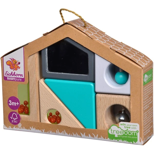Eichhorn Baby Pure Sensorik Soundbausteine, Geschicklichkeitsspiel 5 Eichhorn Baby Pure Sensorik Soundbausteine, Geschicklichkeitsspiel – Bild 3