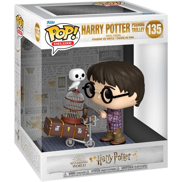 Funko POP! Deluxe Harry Potter - Harry Pushing Trolley, Spielfigur 4 Funko POP! Deluxe Harry Potter - Harry Pushing Trolley, Spielfigur – Bild 2