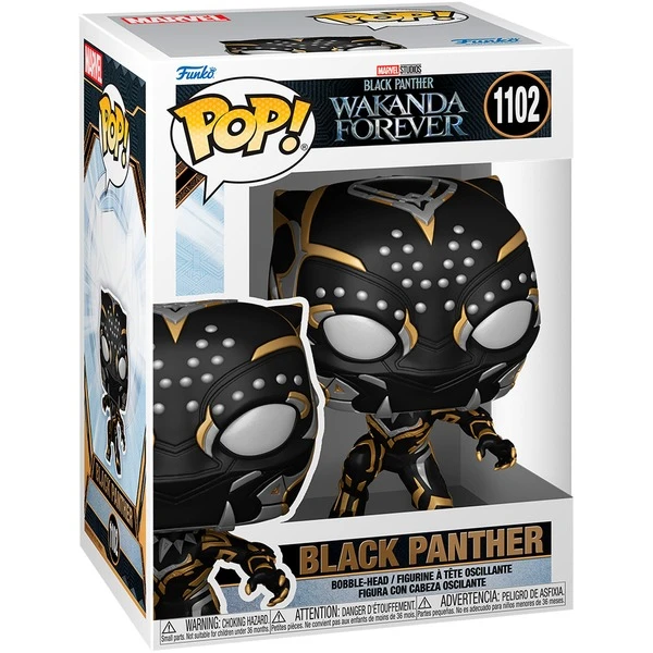 Funko POP! Marvel Wakanda Forever - Black Panther, Spielfigur 4 Funko POP! Marvel Wakanda Forever - Black Panther, Spielfigur – Bild 2