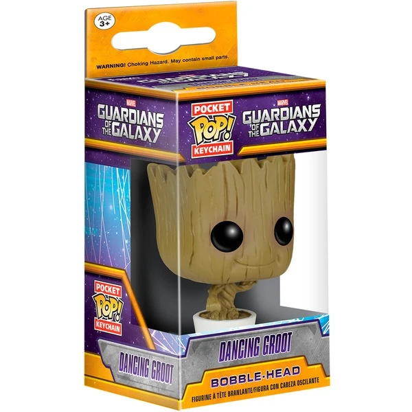 Funko POP! Schlüsselanhänger Marvel - Dancing Groot, Spielfigur 4 Funko POP! Schlüsselanhänger Marvel - Dancing Groot, Spielfigur – Bild 2