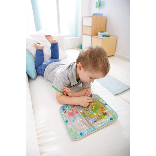 HABA Magnetspiel Stadtlabyrinth, Geschicklichkeitsspiel 4 HABA Magnetspiel Stadtlabyrinth, Geschicklichkeitsspiel – Bild 2