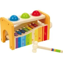 Hape 2in1 Xylophon Und Hammerspiel, Musikspielzeug