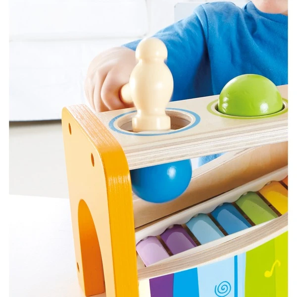 Hape 2in1 Xylophon Und Hammerspiel, Musikspielzeug 5 Hape 2in1 Xylophon Und Hammerspiel, Musikspielzeug – Bild 3