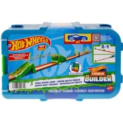 Hot Wheels Track Builder Toxic Jump Pack, Rennbahn