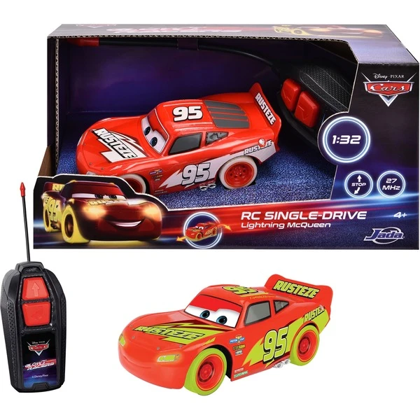 Jada Toys RC Cars Glow Racers - Lightning McQueen 3 Jada Toys RC Cars Glow Racers - Lightning McQueen