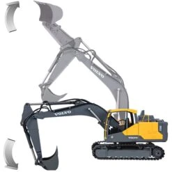 Jamara Bagger Volvo EC160E Metal, RC 26 Jamara Bagger Volvo EC160E Metal, RC -Spielzeug Rabatte Jamara Bagger Volvo EC160E Metal RC@@1829106 9