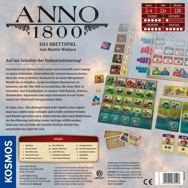 KOSMOS Anno 1800, Brettspiel 5 KOSMOS Anno 1800, Brettspiel – Bild 3