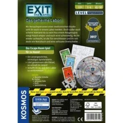 KOSMOS EXIT - Das Spiel - Das Geheime Labor, Partyspiel -Spielzeug Rabatte KOSMOS EXIT Das Spiel Das geheime Labor Partyspiel@@1sgoa005 2