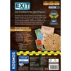 KOSMOS EXIT - Das Spiel - Die Grabkammer Des Pharao, Partyspiel -Spielzeug Rabatte KOSMOS EXIT Das Spiel Die Grabkammer des Pharao Partyspiel@@1sgoa006 2