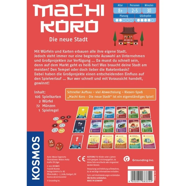 KOSMOS Machi Koro - Die Neue Stadt, Kartenspiel 6 KOSMOS Machi Koro - Die Neue Stadt, Kartenspiel – Bild 4