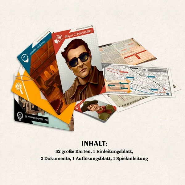 KOSMOS Suspects: Mörderischer Marathon, Kartenspiel 4 KOSMOS Suspects: Mörderischer Marathon, Kartenspiel – Bild 2