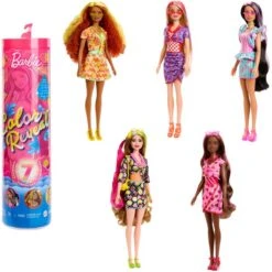 Spielzeug Rabatte 11 Mattel Barbie Color Reveal Barbie Sweet Fruit Series, Puppe