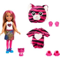 Mattel Barbie Cutie Reveal Chelsea Jungle Series - Tiger, Puppe -Spielzeug Rabatte Mattel Barbie Cutie Reveal Chelsea Jungle Series Tiger Puppe@@1888845 2