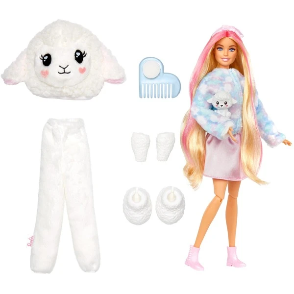 Mattel Barbie Cutie Reveal Cozy Cute Serie - Lämmchen, Puppe 3 Mattel Barbie Cutie Reveal Cozy Cute Serie - Lämmchen, Puppe