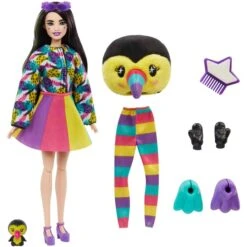Mattel Barbie Cutie Reveal Dschungel Serie - Tukan, Puppe 10 Mattel Barbie Cutie Reveal Dschungel Serie - Tukan, Puppe -Spielzeug Rabatte Mattel Barbie Cutie Reveal Dschungel Serie Tukan Puppe@@100024222 1