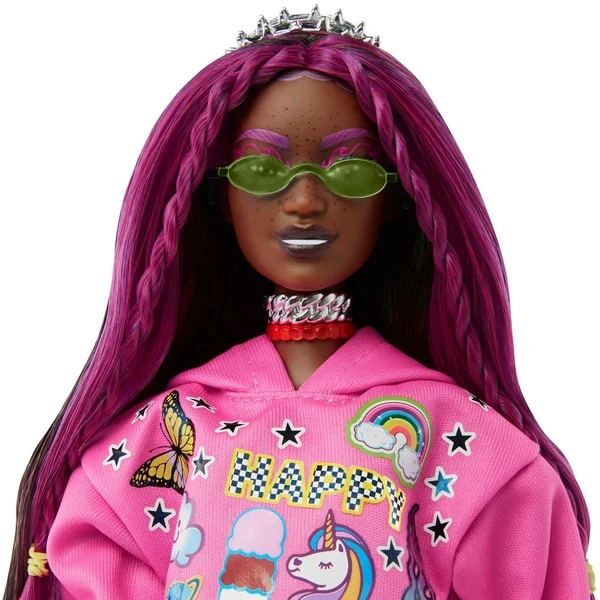Mattel Barbie Extra Puppe 19 - Pinkfarbenes Haar/Pop Punk – Bild 3