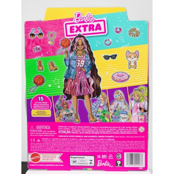 Mattel Barbie Extra Puppe Basketball-Look 11 Mattel Barbie Extra Puppe Basketball-Look – Bild 9