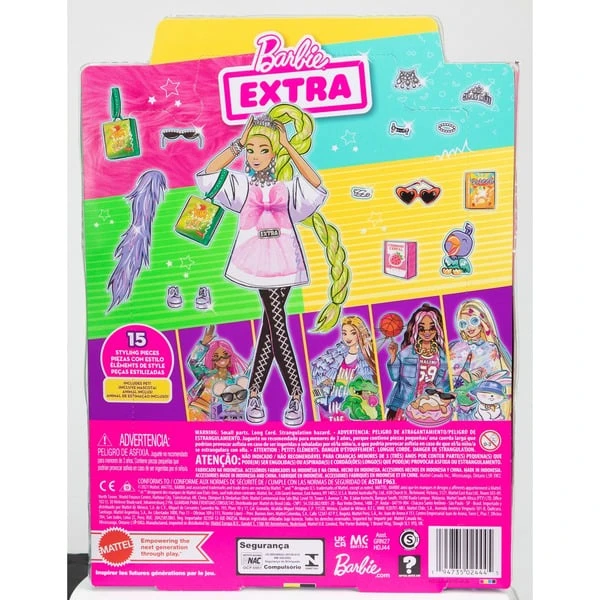 Mattel Barbie Extra Puppe Neongrünes Haar 11 Mattel Barbie Extra Puppe Neongrünes Haar – Bild 9