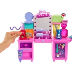 Mattel Barbie Extra Spielset Mit Puppe Und Stylingtisch -Spielzeug Rabatte Mattel Barbie Extra Spielset mit Puppe und Stylingtisch@@1758017 2