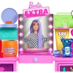 Mattel Barbie Extra Spielset Mit Puppe Und Stylingtisch -Spielzeug Rabatte Mattel Barbie Extra Spielset mit Puppe und Stylingtisch@@1758017 3