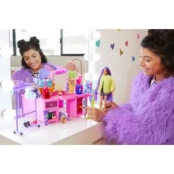Mattel Barbie Extra Spielset Mit Puppe Und Stylingtisch -Spielzeug Rabatte Mattel Barbie Extra Spielset mit Puppe und Stylingtisch@@1758017 7