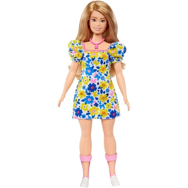 Mattel Barbie Fashionistas-Puppe Mit Down-Syndrom Im Blümchenkleid – Bild 2