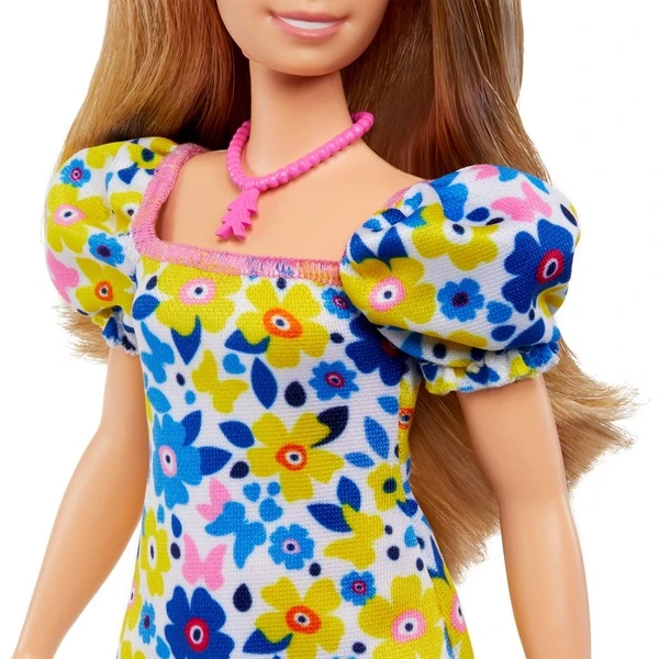 Mattel Barbie Fashionistas-Puppe Mit Down-Syndrom Im Blümchenkleid – Bild 4