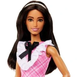 Mattel Barbie Fashionistas-Puppe Mit Schwarzem Haar Und Karokleid -Spielzeug Rabatte Mattel Barbie Fashionistas Puppe mit schwarzem Haar und Karokleid@@1919148 3