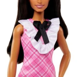 Mattel Barbie Fashionistas-Puppe Mit Schwarzem Haar Und Karokleid -Spielzeug Rabatte Mattel Barbie Fashionistas Puppe mit schwarzem Haar und Karokleid@@1919148 4