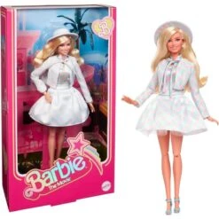 Spielzeug Rabatte 7 Mattel Barbie The Movie - Margot Robbie Als Barbie: Puppe Mit Blau-kariertem Outfit