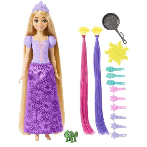 Mattel Disney Prinzessin Haarspiel Rapunzel, Spielfigur 7 Mattel Disney Prinzessin Haarspiel Rapunzel, Spielfigur – Bild 5
