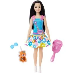 Spielzeug Rabatte 13 Mattel My First Barbie Renee Mit Fuchs (schwarzeHaare), Puppe