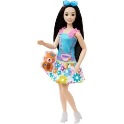 Spielzeug Rabatte -Spielzeug Rabatte Mattel My First Barbie Renee mit Fuchs schwarzeHaare Puppe@@1888848 1