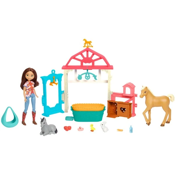 Mattel Spirit Luckys Tierbaby-Pflegestation Mit Pony & Fohlen, Puppe 5 Mattel Spirit Luckys Tierbaby-Pflegestation Mit Pony & Fohlen, Puppe – Bild 3