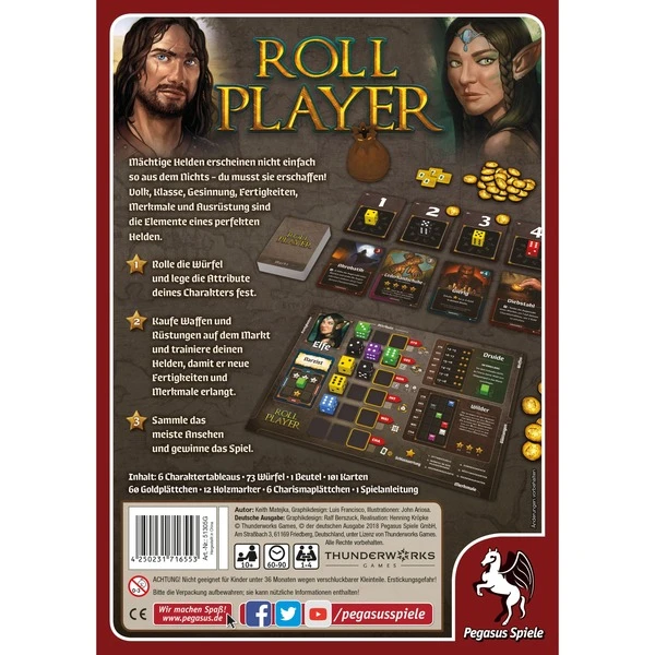 Pegasus Roll Player, Brettspiel 6 Pegasus Roll Player, Brettspiel – Bild 4