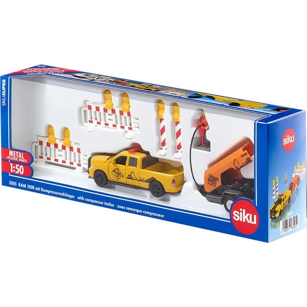SIKU SUPER RAM 1500 Mit Kompressoranhänger, Modellfahrzeug 8 SIKU SUPER RAM 1500 Mit Kompressoranhänger, Modellfahrzeug – Bild 6