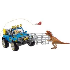 Schleich Geländewagen Mit Dino-Außenposten, Spielfigur
