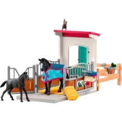 Schleich Horse Club Pferdebox Mit Stute Und Fohlen, Spielfigur
