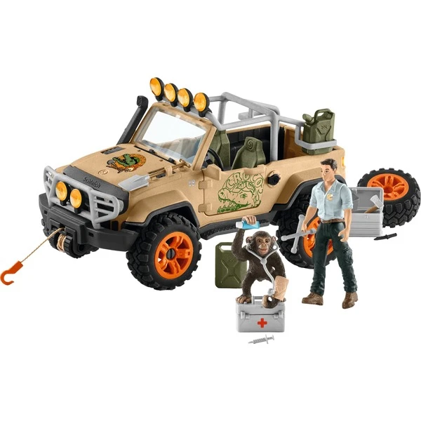 Schleich Wild Life Geländewagen M Seilwinde, Spielfigur 3 Schleich Wild Life Geländewagen M Seilwinde, Spielfigur