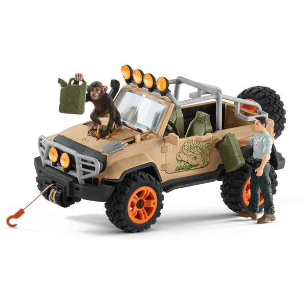 Schleich Wild Life Geländewagen M Seilwinde, Spielfigur 4 Schleich Wild Life Geländewagen M Seilwinde, Spielfigur – Bild 2