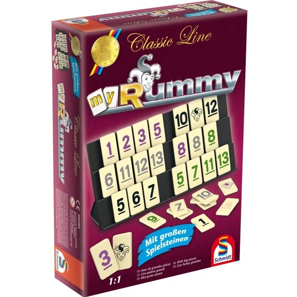 Schmidt Spiele Classic Line: MyRummy, Brettspiel 3 Schmidt Spiele Classic Line: MyRummy, Brettspiel